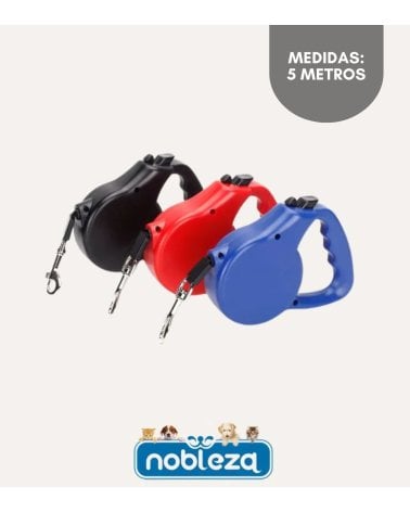 Correa Retráctil Automática para Perros