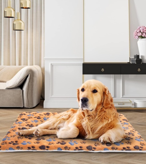 Cama Otoñal para Mascotas de Franela Reversible