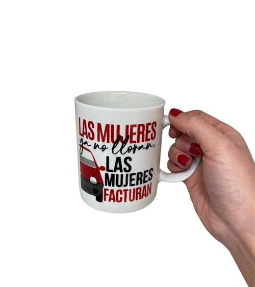 Taza de Cerámica con frase Las Mujeres Ya No Lloran