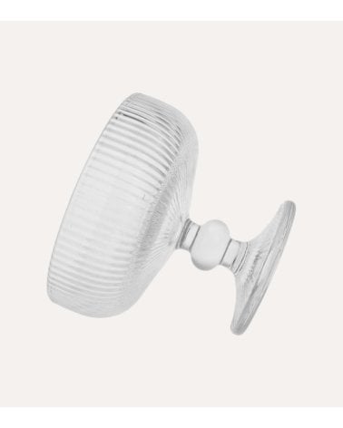 Set de 6 Copas de Helado Agata de Cristal Tallado