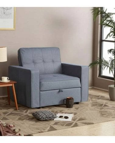Sofá Cama Izan Individual con Clic Clac y Sistema Extraíble