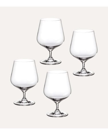Set de 4 Copas de Coñac Bohemia Sira