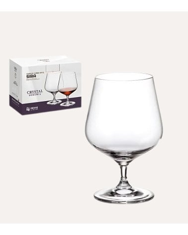 Set de 4 Copas de Coñac Bohemia Sira