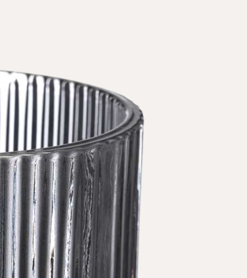 Set de 6 Copas de Agua Agata de Cristal Tallado