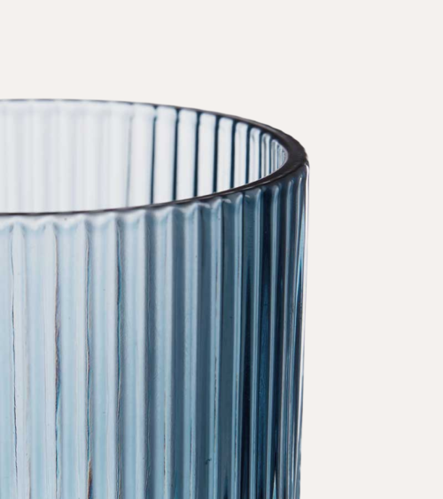 Set de 6 Copas de Agua Agata de Cristal Tallado