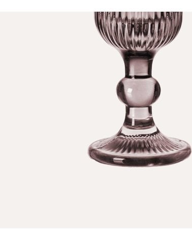 Set de 6 Copas de Cava Agata de Cristal Tallado