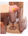 Set de 6 Copas Spica de Cristal Tallado