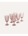 Set de 6 Copas Spica de Cristal Tallado