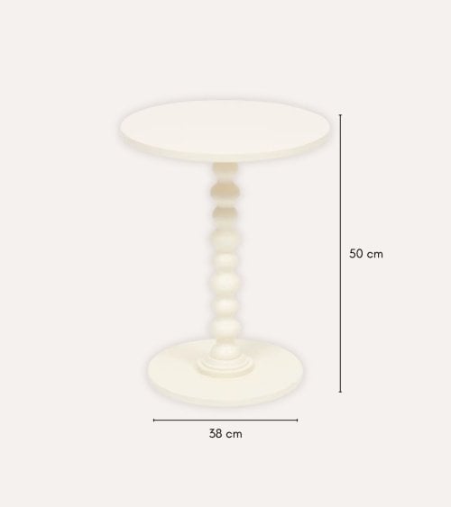 Mesa Auxiliar Alix de Madera de Pino y MDF