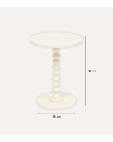 Mesa Auxiliar Alix de Madera de Pino y MDF