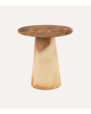 Mesa Auxiliar Natural de Madera de Suar