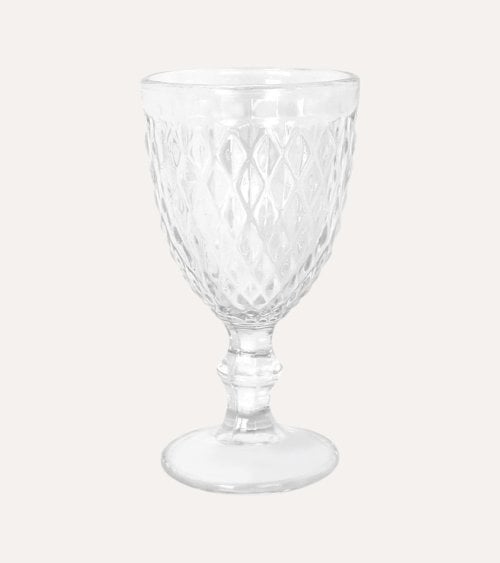 Set de 6 Copas Sidari de Cristal Tallado