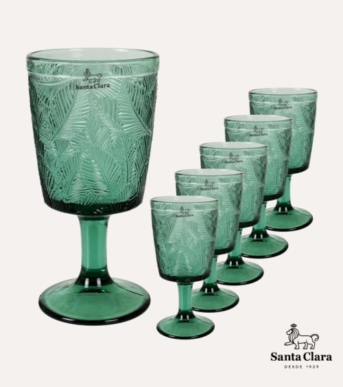 Set de 6 Copas Turia de Cristal Tallado