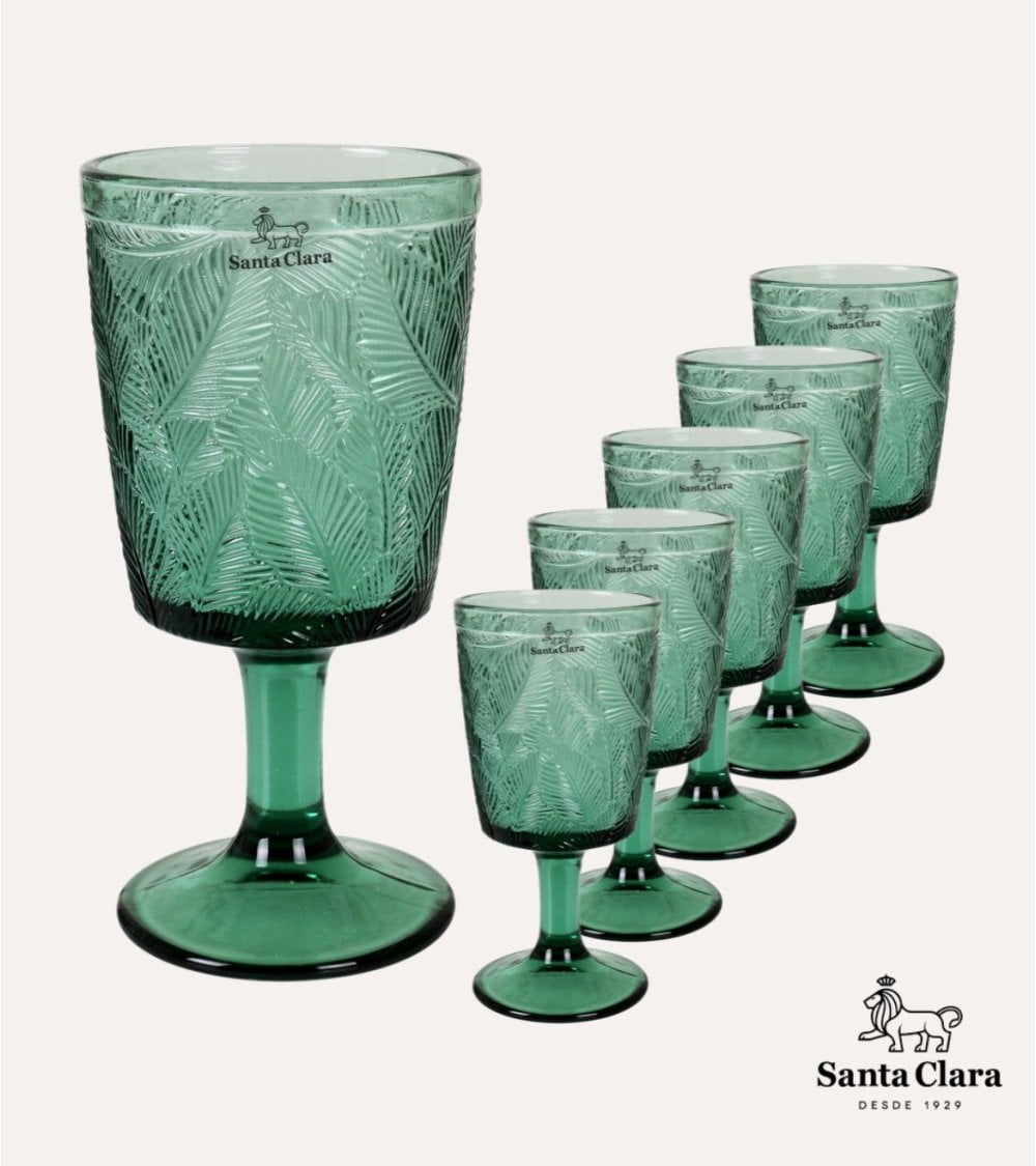 Set de 6 Copas Turia de Cristal Tallado