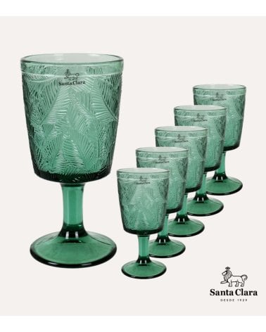 Set de 6 Copas Turia de Cristal Tallado