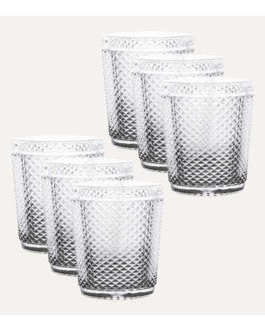Set de 6 Vasos Edición Especial de Cristal Tallado