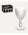 Set de 6 Copas de Vino Edición Especial de Cristal Tallado