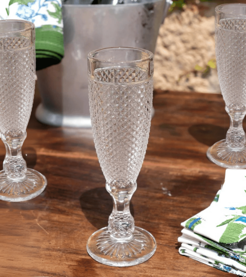 Set de 6 Copas de Cava Edición Especial de Cristal Tallado