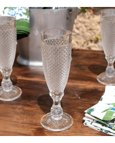 Set de 6 Copas de Cava Edición Especial de Cristal Tallado