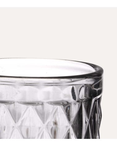 Set de 6 Copas de Cava Diamond de Cristal Tallado