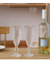 Set de 6 Copas de Cava Diamond de Cristal Tallado