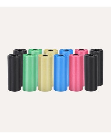 Set de 12 Rollos de Bolsas de Basura para Perros