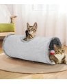 Tunel para Gatos con Juguete Colgante