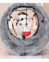 Tunel para Gatos con Juguete Colgante