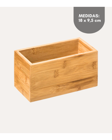 Organizador de Cajones de Bambú Rectangular