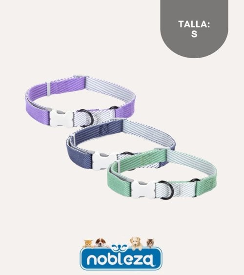 Collar para Perros Bicolor de Poliéster