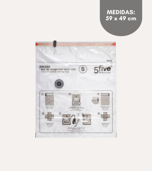 Caja de Almacenamiento con Bolsa al Vacío Air-flat de Plástico