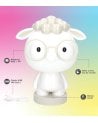Lámpara Infantil de Oveja con 7 Modos
