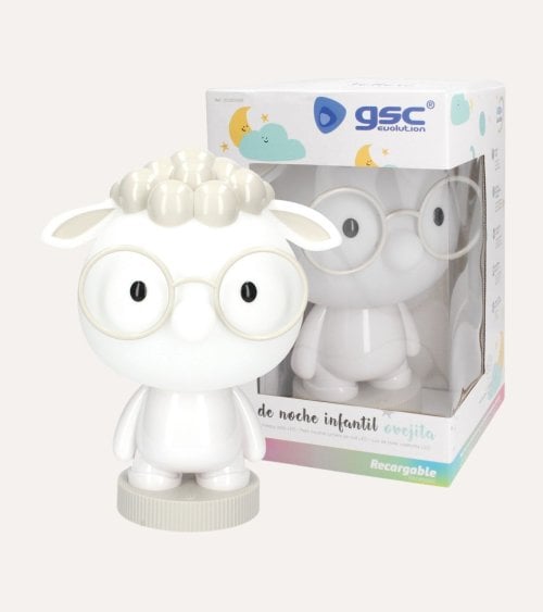 Lámpara Infantil de Oveja con 7 Modos