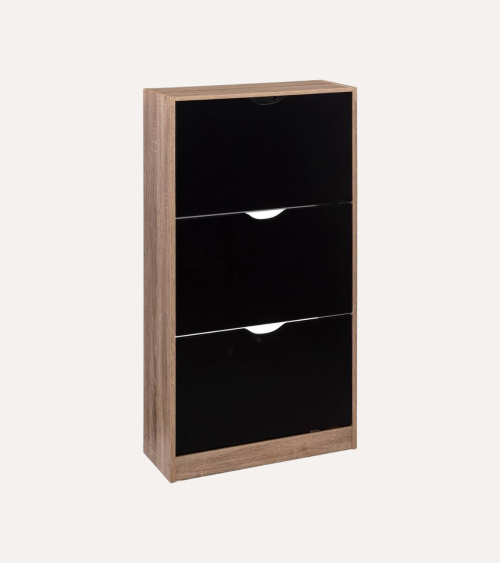 Zapatero de 3 Cajones de Madera