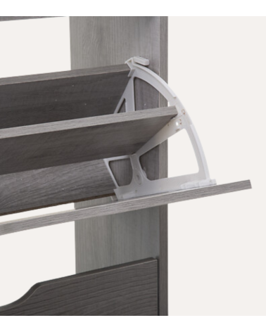 Zapatero de 3 Cajones de Madera