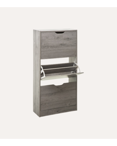 Zapatero de 3 Cajones de Madera