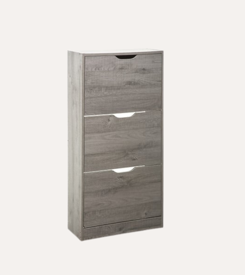 Zapatero de 3 Cajones de Madera