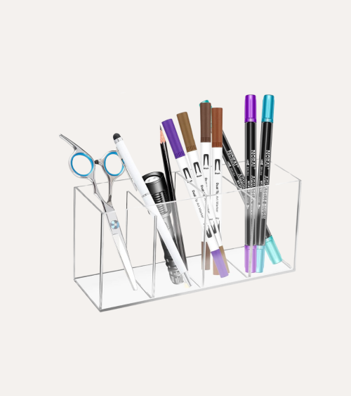 Organizador Acrílico con 4 Compartimentos Selena de Plástico