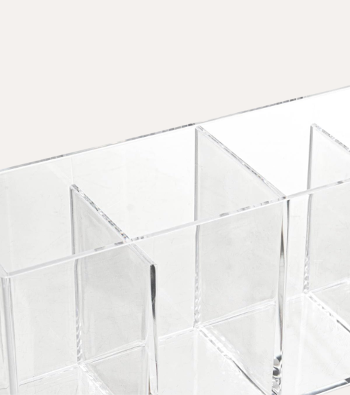 Organizador Acrílico con 4 Compartimentos Selena de Plástico