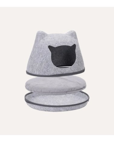 Cama para Gatos Cueva con Orejitas