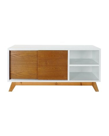 Mueble de TV con Puertas Correderas MDF