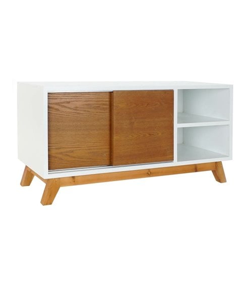 Mueble de TV con Puertas Correderas MDF