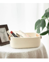 Cesta Decorativa de Organización de Marfil