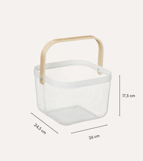 Cesta con Asa Mayaj de Acero