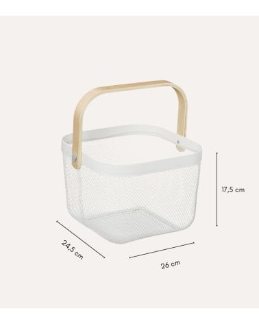 Cesta con Asa Mayaj de Acero