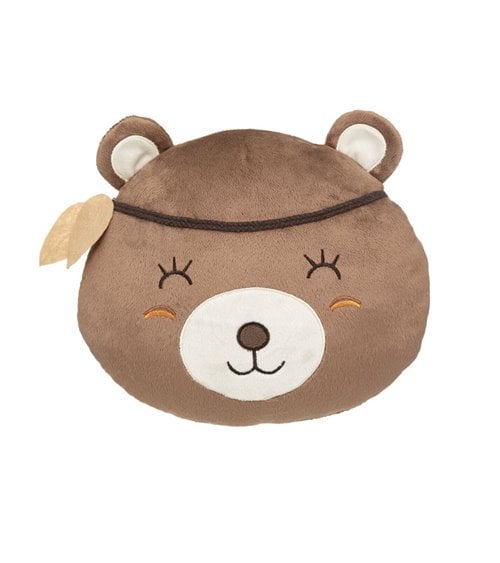 Cojín Infantil con Forma de Oso Marrón