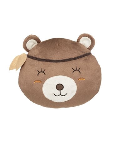 Cojín Infantil con Forma de Oso Marrón