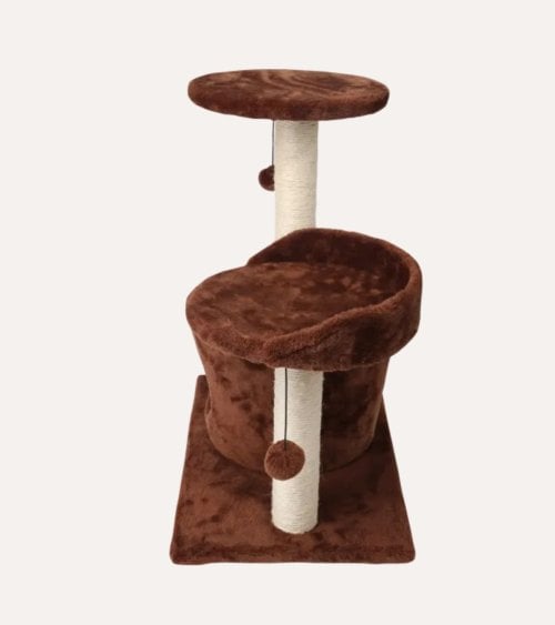 Árbol Rascador para Gatos de Poliéster y Sisal