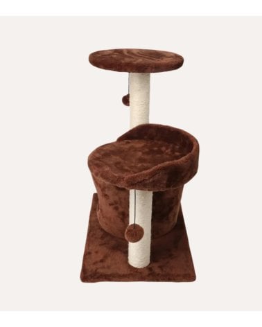 Árbol Rascador para Gatos de Poliéster y Sisal
