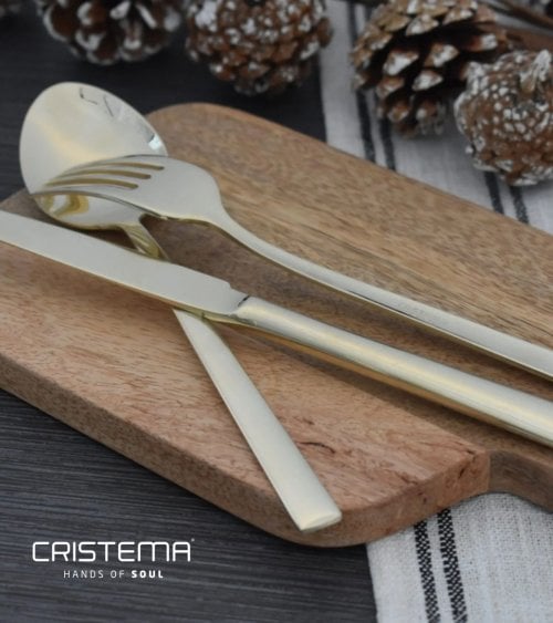 Set de 3 Cucharas de Mesa Chicago de Acero Inox 18/10